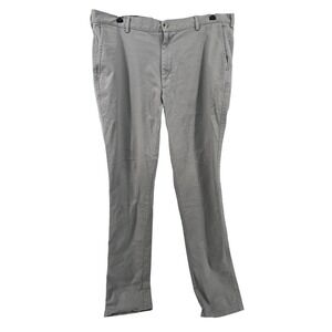 Peter Millar Chino Pants Mens 38 Gray Pima Cotton Stretch Straight Leg Twill